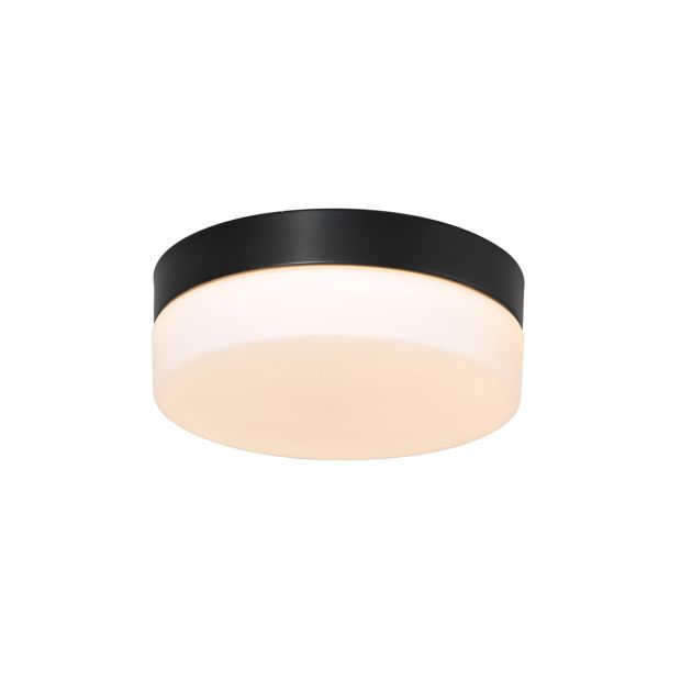 Deckenleuchte Ikaro 1362ZW Schwarz Ø18cm mit 4-Stufen Dimmer