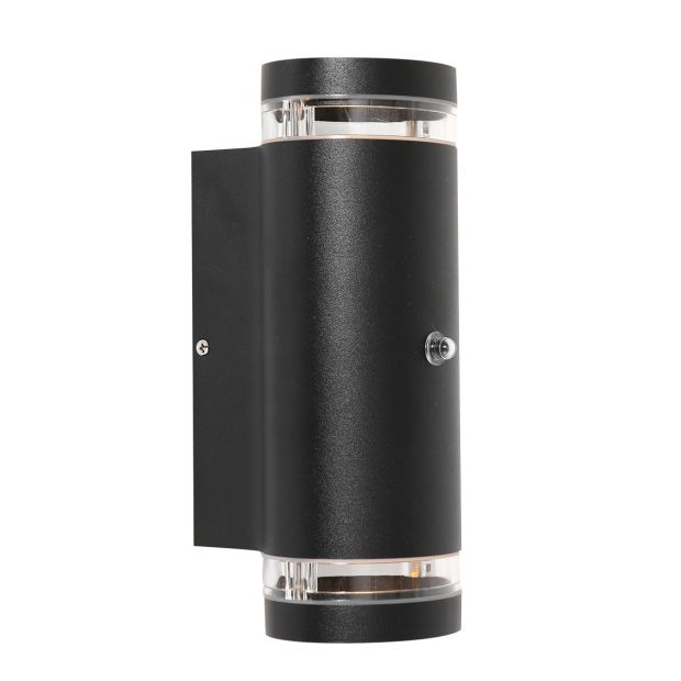 Outdoor lamp Panay 2726ZW - wall lamp with sensor in black aluminum