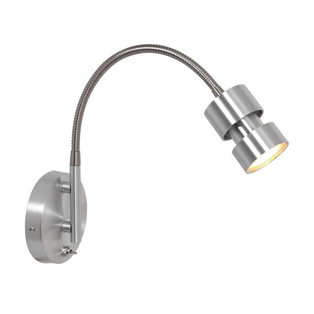 Wandleuchte Natasja 3094ST Stahl flexibles Leselicht inkl. GU10