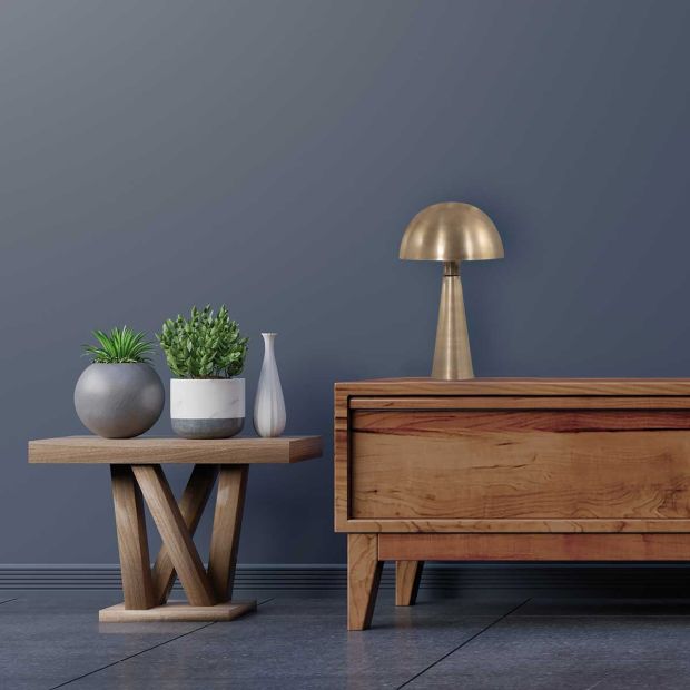 Tafellamp Belleron 3306BR – bronzen paddenstoel lamp met E27