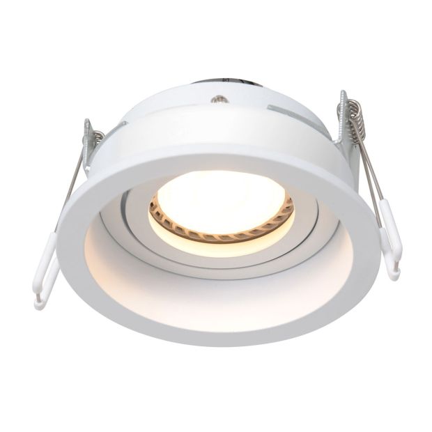 Spot encastré Pélite 3371W – spot blanche Ø10 cm enfoncé