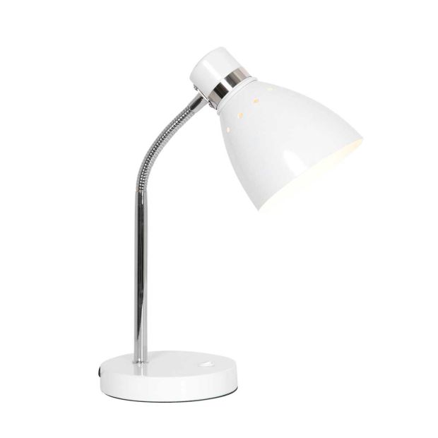 Table lamp Spring 3391W white with E27 socket