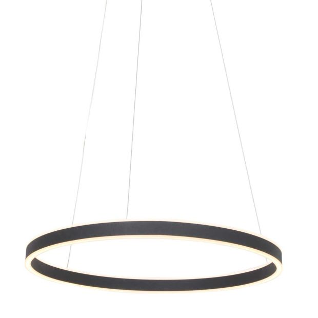 Hängelampe Ringlux 3502ZW schwarze LED Ringlampe Ø 60 cm