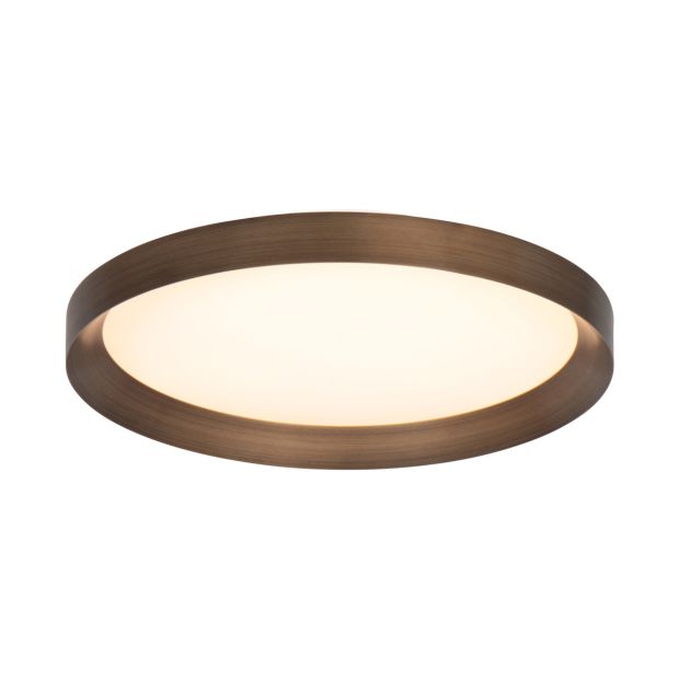 Lustre Flady 3685BR lampe LED en bronze Ø40 cm avec uplight