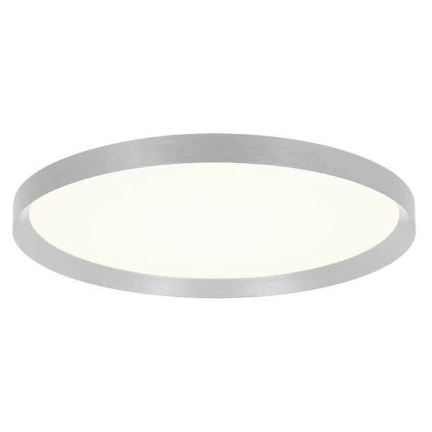Ceiling lamp Flady 3686ST steel LED lamp Ø50 cm with uplight