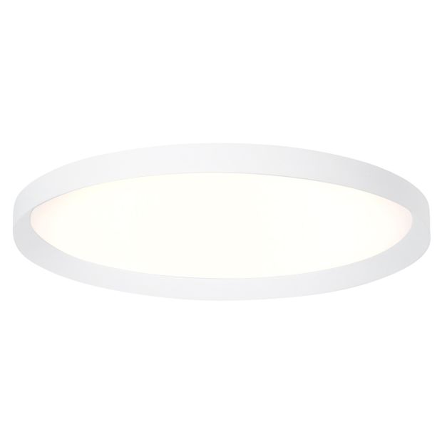 Ceiling lamp Flady 3686W white LED lamp Ø50 cm with uplight