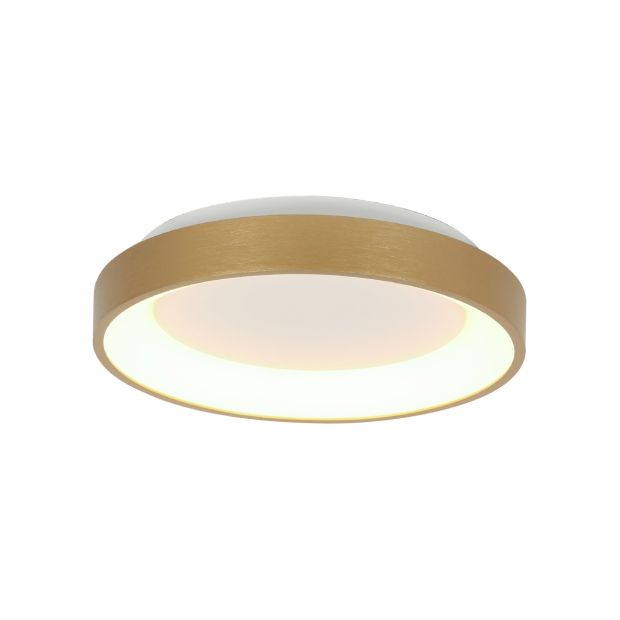 Ceiling lamp Ringlede 3690GO golden LED light Ø28 cm with uplight