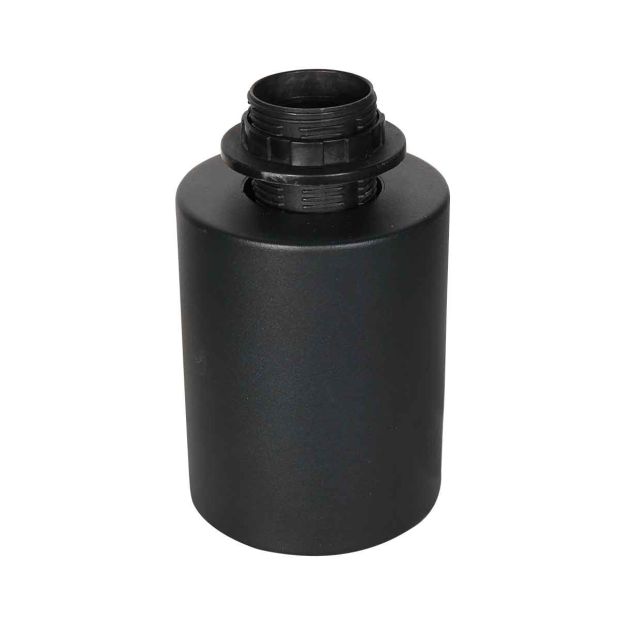 Zwart tafellampje / voetje Bloeba 4128ZW met E27 fitting
