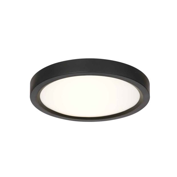 Ceiling lamp Luminix 4131ZW black LED lamp Ø20 cm IP44