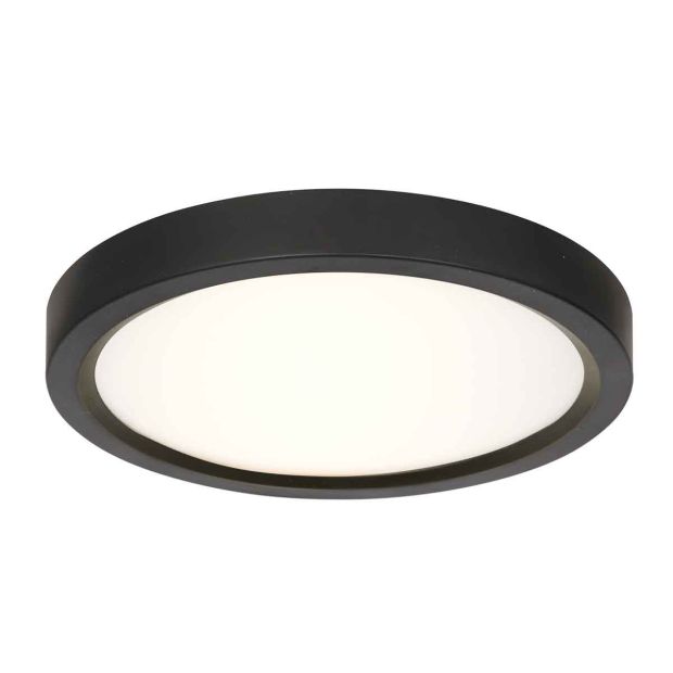 Ceiling lamp Luminix 4132ZW black LED lamp Ø29 cm IP44