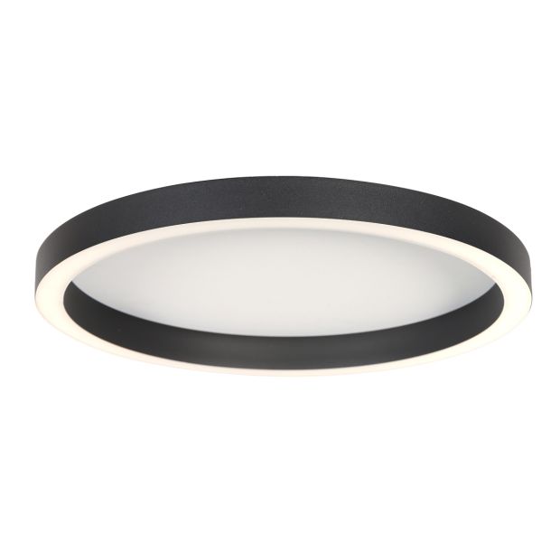 Black ceiling lamp Ringlux 4135ZW Ø40CM 3600 Lumen