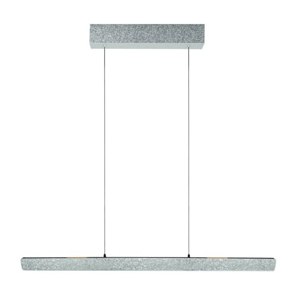 Champagne-staal kleurige hanglamp Fluxy 4189ST et cable lift 120cmwn
