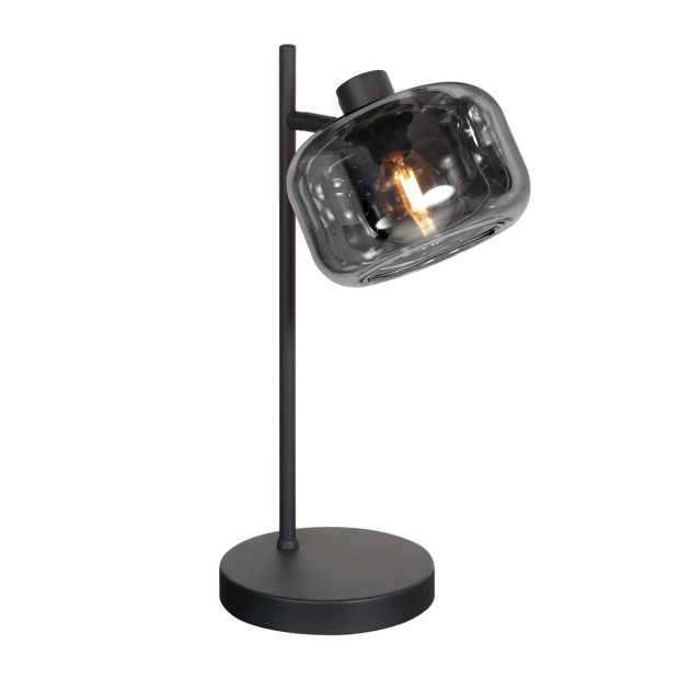 Schwarze 1-flammige Tischlampe Tenebris 4212ZW – Stilvolles und Gemütliches Design