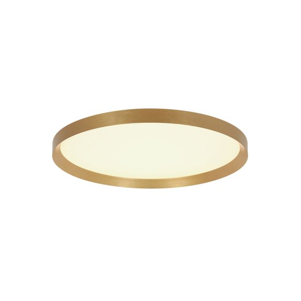 Ceiling lamp Flady 4367GO gold LED lamp Ø30 cm with uplight