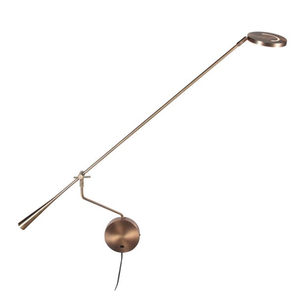 Soleil 2 4387BR Wall Lamp with Swing Arm in Bronze