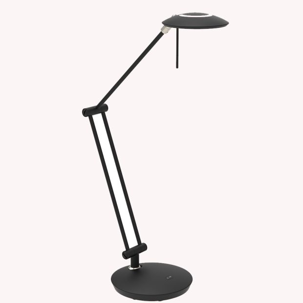 Lampe de table noire Zenith 2 4393ZW moderne et orientable