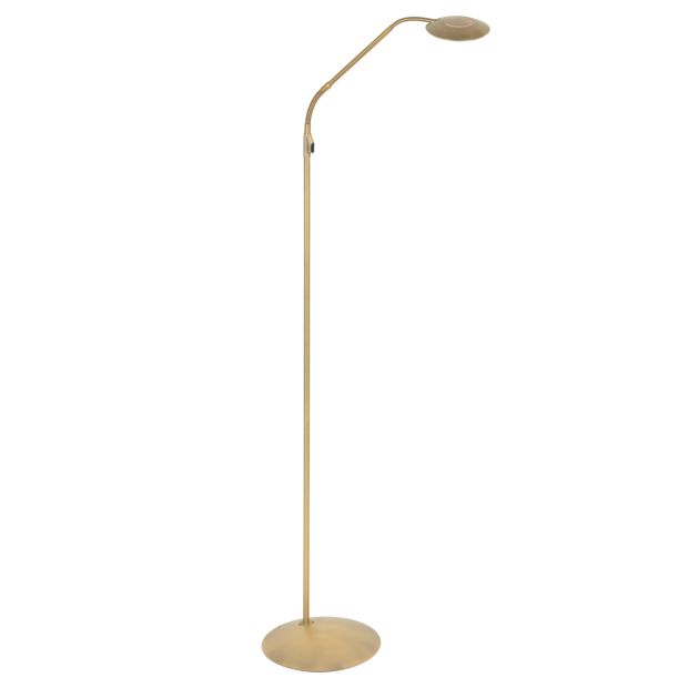 Messing vloerlamp Zenith 2 4395ME met flexibel LED licht