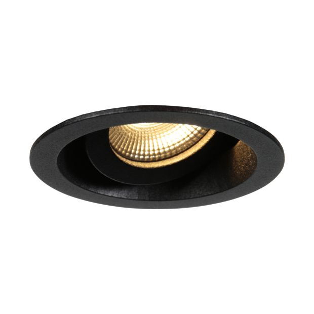 Pelite 4705ZW – Black recessed spotlight with two light settings