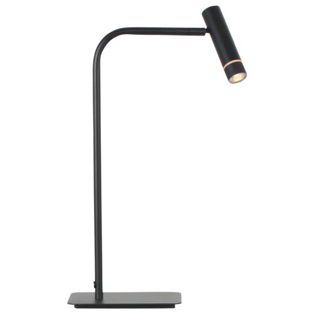 Tischlampe Volari 4709ZW schwarze Tischlampe mit Dimmer