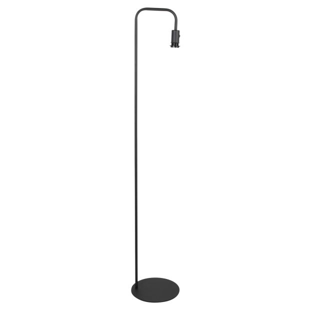 Black floor lamp Stang 4737ZW with E27 socket, without shade