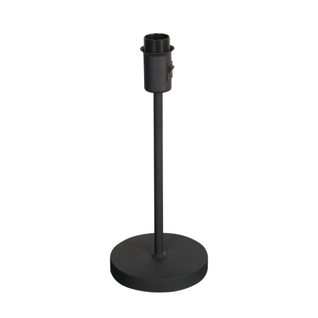 Table lamp fixture Noor 4907ZW Black with an E27 socket