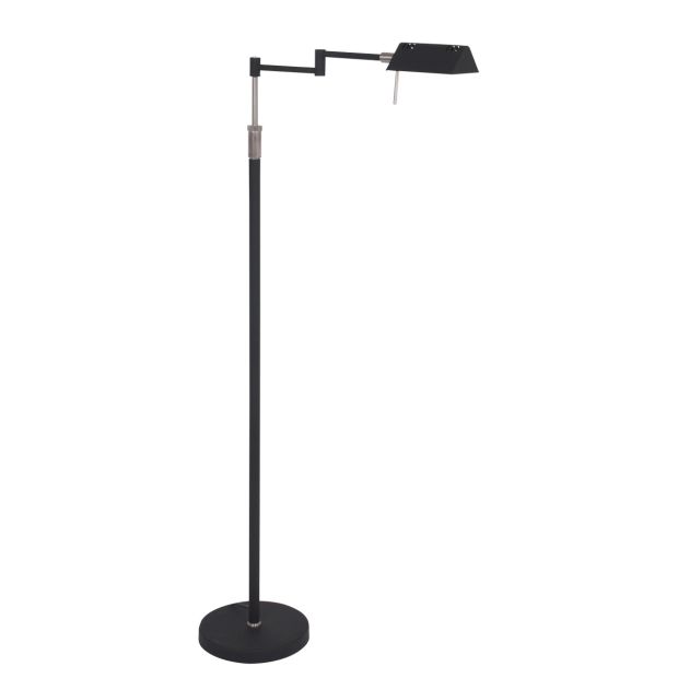 Lampe de sol noire Karl 5895ZW avec variateur et réglable en hauteur