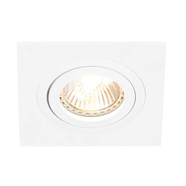 Spot encastré Pélite Spot 7305W Spot blanc 10 x 10