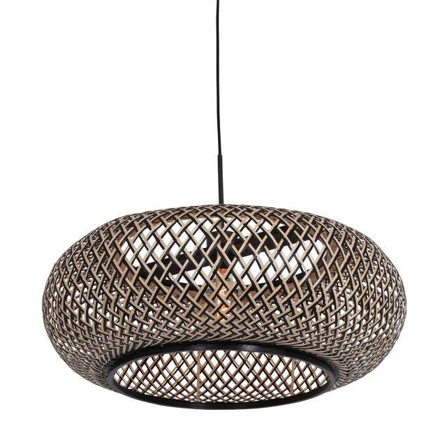 Maze Pendant Lamp 7506ZW – Bamboo designer lamp with atmospheric light play