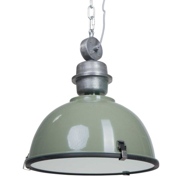 Pendelleuchte Bikkel 7586G coole grüne Lampe mit industriellem Charakter