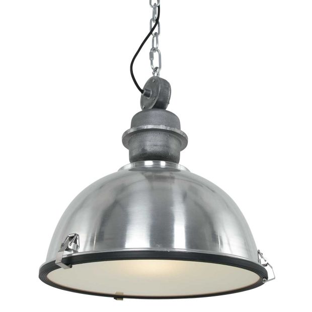 Hanglamp Bikkel 7586ST stoere stalen lamp met karakter