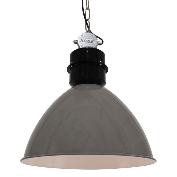 Industriële Grijze Hanglamp Frisk 7696GR – Robuust en Stijlvol