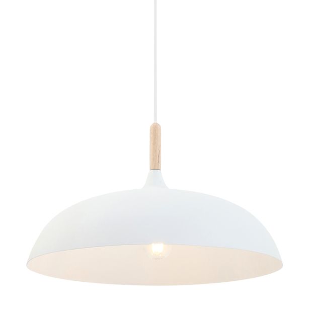 White Scandinavian pendant lamp Bjorr 7731W Ø45cm