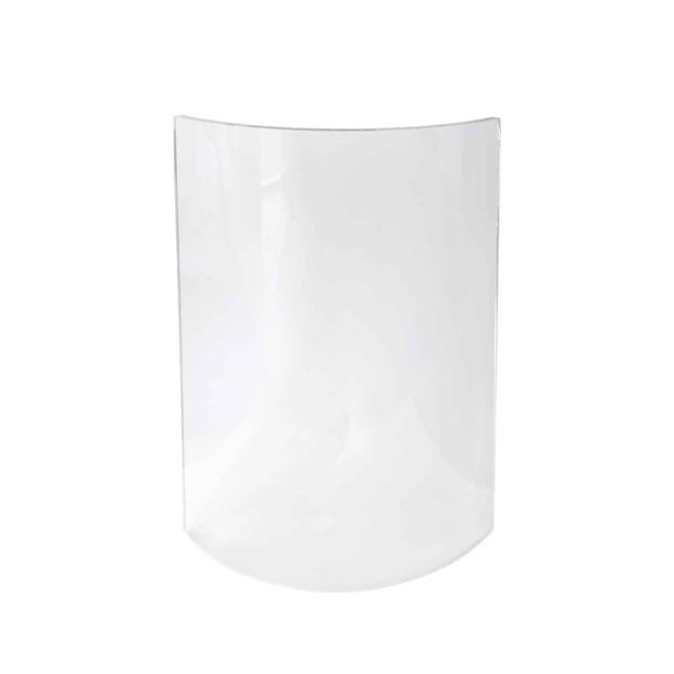 Glas I12137S – transparent gebogen Glas 240×154 mm