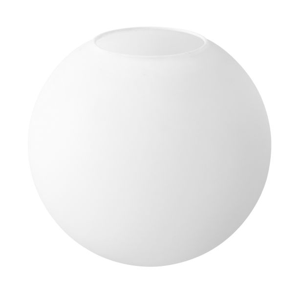 Boule en verre opale I14378S Ø30 cm