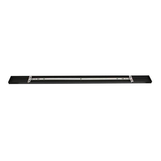 Plaque de plafond Mountline I15294S Noir 140 x 9 x 2,5 cm avec support de suspension