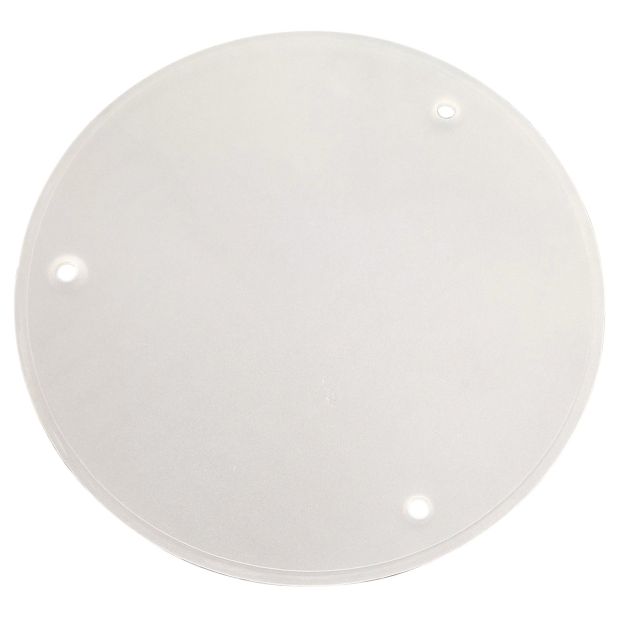 Kunststof afdekplaat I15320S – mat, Ø120 mm