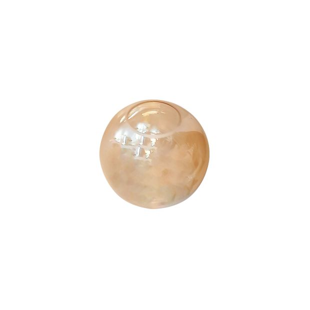 2730 verre boule ambre 15cm