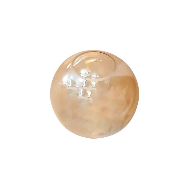 3496 Glas Kugel Amber 20cm