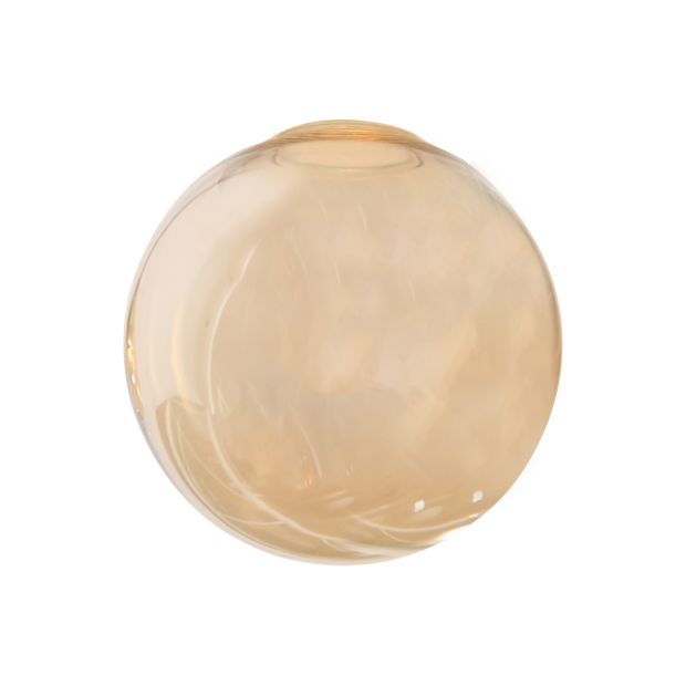 Amberkleurige glasbol I15397S – Ø15 cm