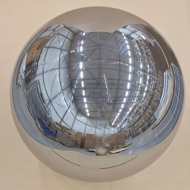 Zwarte glasbol I15447S – Ø40 cm