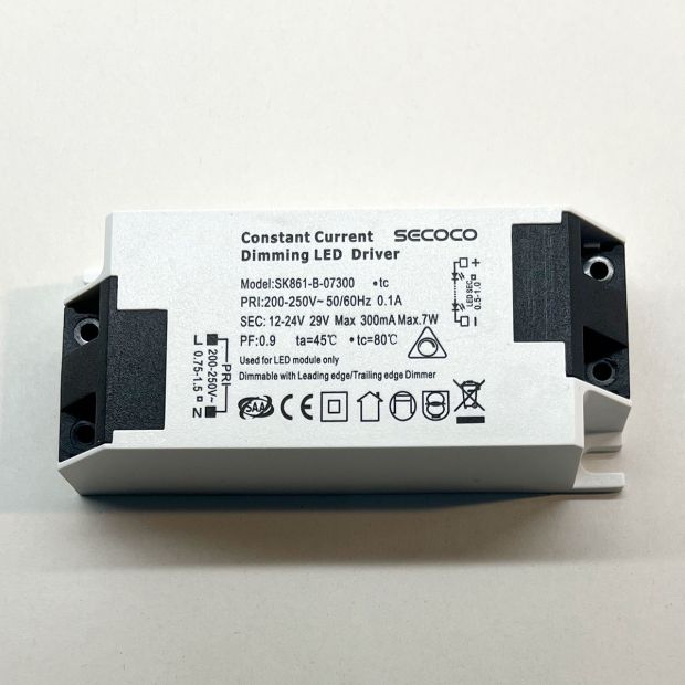Driver encastré I15451S – 7W, 300mA pour la série Lido 2564