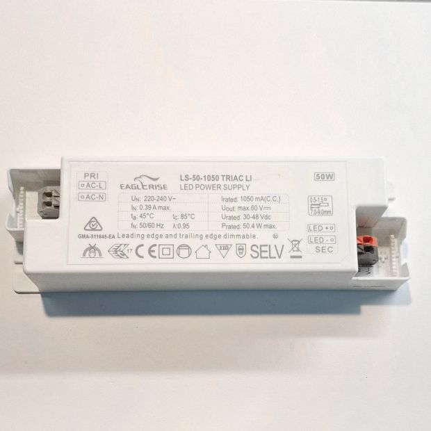 Driver encastré I15458S – 50W, 1050mA