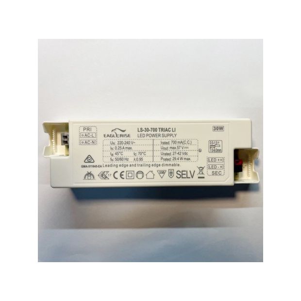 Built-in driver I15485S – 30W, 700mA for Flady, Glimsy, and Mykty