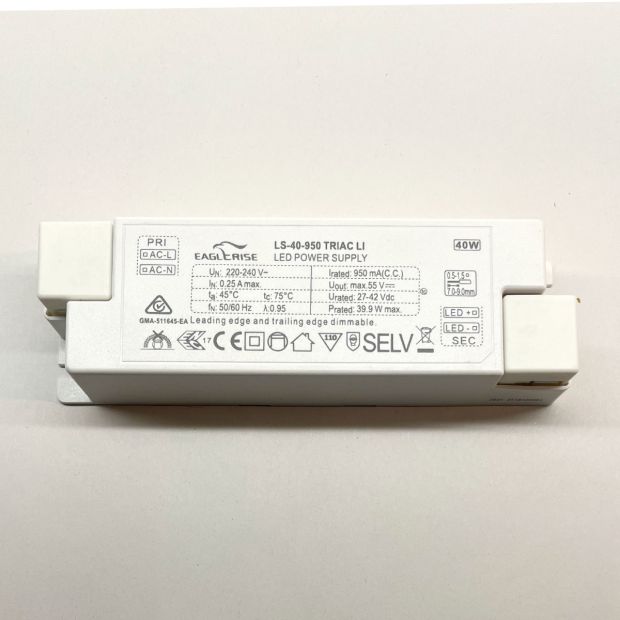 Inbouwdriver I15508S – 40W, 950mA pour Ringlux et Mykty