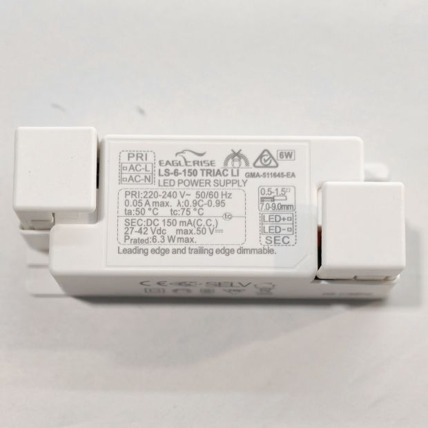 Driver encastré I15523S – 6W, 150mA pour rétroéclairage Flady