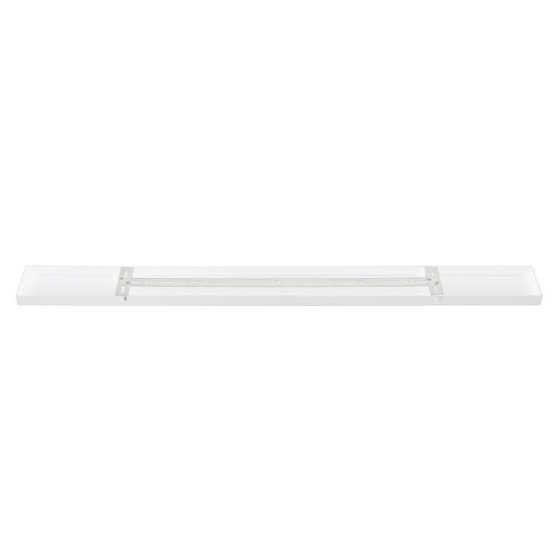 Ceiling plate Mountline I15526S RAL9003 white 100 x 9 x 2.5 cm with suspension bracket