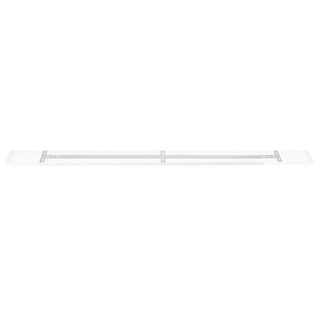 Deckenplatte Mountline I15528S RAL9003 weiß 170 x 9 x 2,5 cm mit Aufhängungshalter