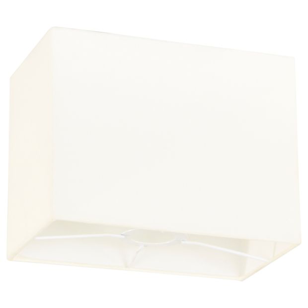 DOITOOL Leinen-Lampenschirm Mit Blumenmuster – Mittlere Größe Für E27-Fassung (20x14 Cm)
