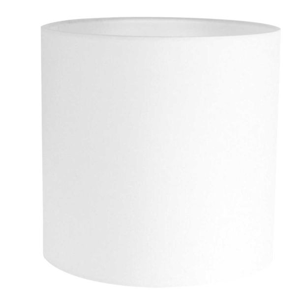 Kap 30cm rond effen wit *M*