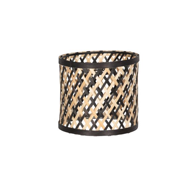 Lamp Shade K2015BS Ø12 cm – Cylindrical Bamboo Mood Maker
